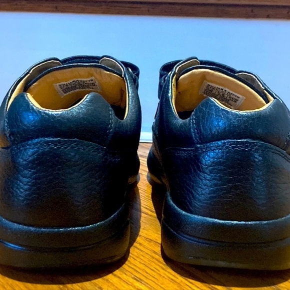 Dr Comfort Diabetic Shoe William Black PEBBLED Leather  MICRO suede LINING Sz 9W - Picture 5 of 10